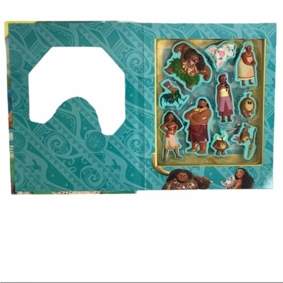 DISNEY MOANA Stuck on Stories Book Suction Cup Toys Story Play Set - Picture 5 of 14